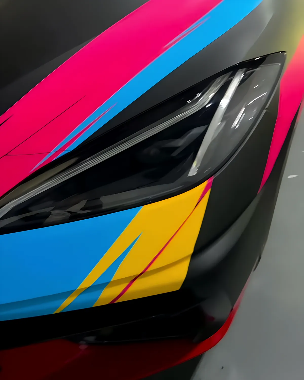 The Corvette livery