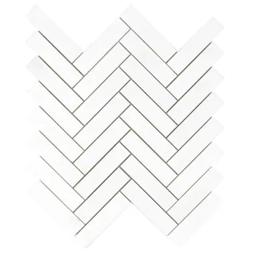 Marble sticks mosaic sheet, photographed flat